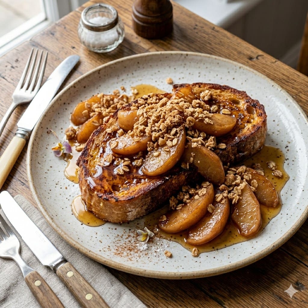 Poached Apple Cinnamon Toast – Ottoman Coffee Brewers